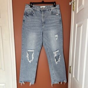 Vervet Distressed Light Blue Women's Jeans